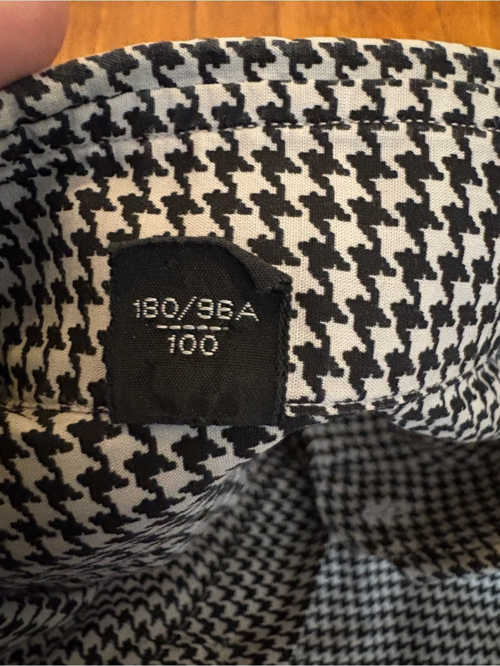 Tom Ford Houndstooth Lyocell Spread Collar Button Up Shirt Size Small - Picture 7 of 11